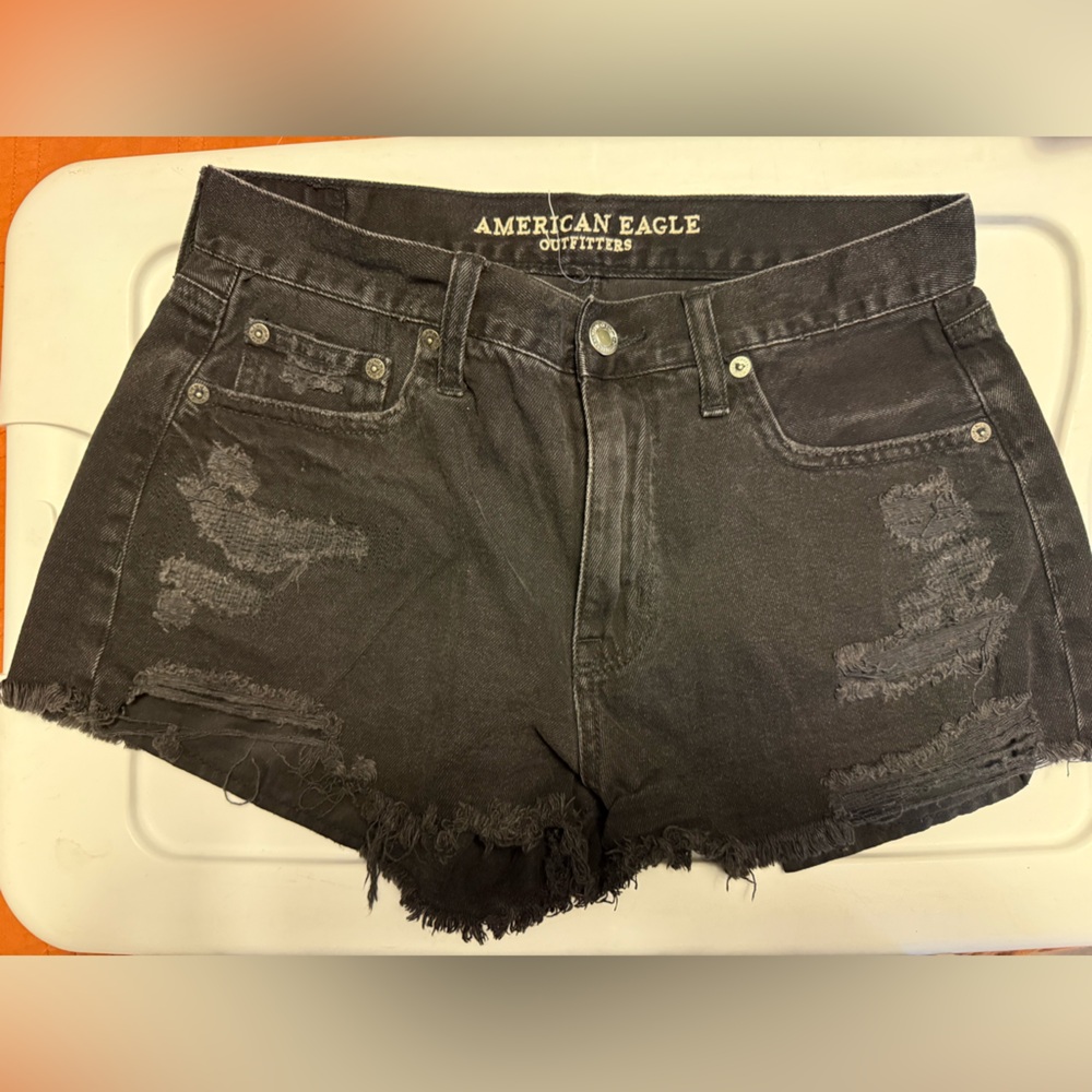 American Eagle Outfitters Black Jean Shorts